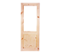 78x30 REDWOOD 2XG UNGLAZED DOOR image 1